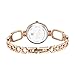 Titan Women Brass Analog Rose Gold Dial Casual Watch, Band Color-Gold