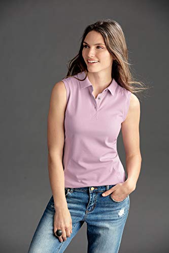 Cutter & Buck Women's Advantage Polo Sleeveless, Iced Orchid, Xxl #TOP4
