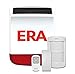 Price comparison product image ERA Valiant Wireless Solar Siren Starter Alarm Kit (Red Lens) - Pet Friendly Starter Burglar Alarm System with a Loud 110db External Solar Powered Siren and Strobe