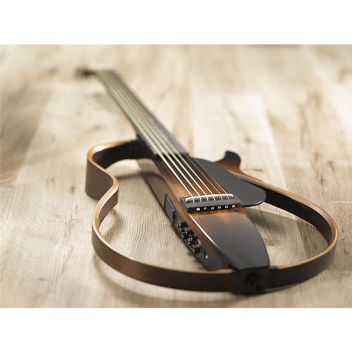 Image of Yamaha SLG200S NT Steel String Silent Guitar with Hard Gig Bag, Natural