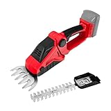 Cordless Battery Powered Hedge Trimmer Akku-Heckenschere, 2-in-1-Grasschere, handgeführtes...
