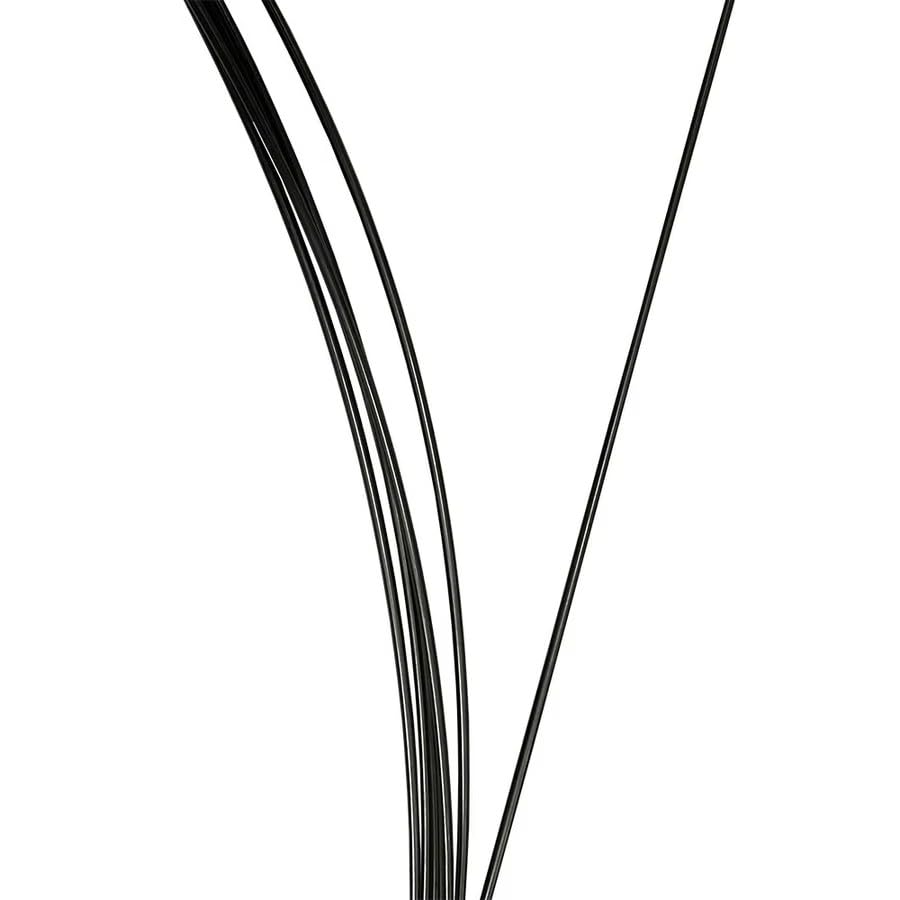 Alambre de acero de resorte negro de aleación de nitinol súper elástico 0.1-1.8MM 1M miniatura 3