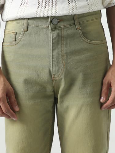 Image of Urbano Fashion Men's Straight Fit Heavy Washed Jeans Stretchable