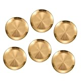 Assiettes plates : cette assiette est fabriquée en acier inoxydable de qualité alimentaire, ce qui lui confère une grande résistance à la pression et la rend difficile à plier ou à utiliser