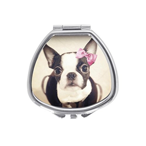 Boston Terrier Love Custom Sector Medicine Pill Vitamin Box Case Storage Dispenser Organizer Holder