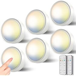 Lamparas Led A Pilas Amazon Luz Vitrina LED Sin Cable - 3 Colores Regulable Foco Pilas Interior Luces Armario con Mando a Distancia Luz Nocturna con Pulsador Bajo Mueble Cocina Inalambrica Lámpara Escalera Adhesivo