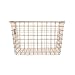 Spectrum Diversified Wire, Vintage Locker Basket Style, Rustic Farmhouse Chic Steel Storage for Closets, Pantry, Kitchen, Garage, Bathroom & More, Medium, Copper