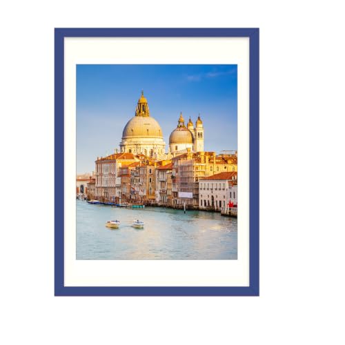 wyooxoo Solid Wood 24x32 Picture Frame Dark Blue