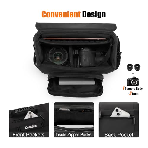 Bolsa para cámara sin espejo impermeable con funda de accesorios S 3