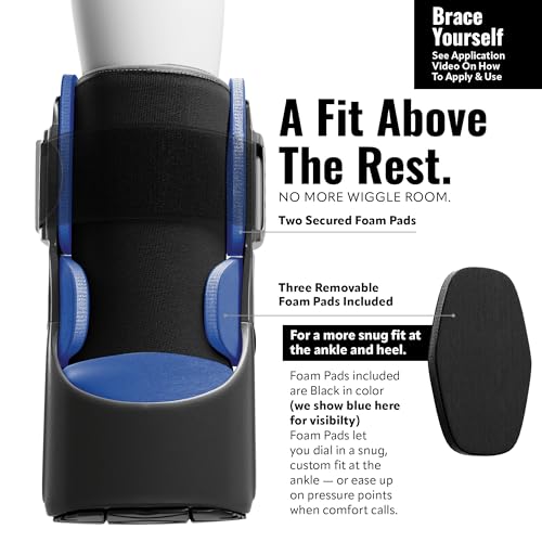 Braceapedia Rapid Recover Short Walking Boot, Fracture Boot, Medical Grade Foot Brace for Fractures, Ankle Boot & Brace, Adjustable Air Pump, Sprain & Injury Recovery, Post Op Shoe, Foot Boot for Injured Foot, Extra Large, Black