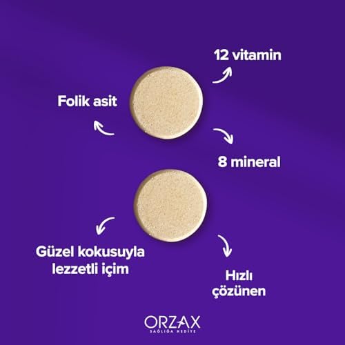 Orzax Efervit Multivitamin 20 Eff Tablet - Görsel 3