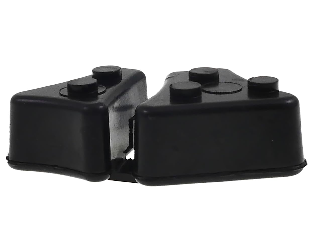 Set di ammortizzatori posteriori per Yamaha MT-03 XT 600 660 XTZ XV 125 250 XVS 250 – 4 pezzi – gomma nera – migliora il comfort di avviamento e cambio marcia – sostituzione per ammortizzatori usurati