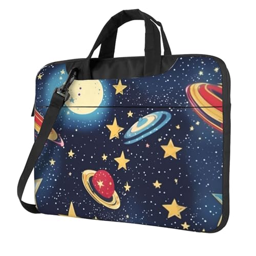 Sac pour ordinateur portable Starry Sky sacoche PC univers mixte avec bandoulière confortable