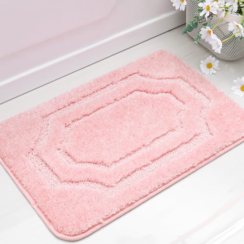 Superweiche Badematte Rosa - Saugstark & Rutschfest Für Badewanne & Dusche