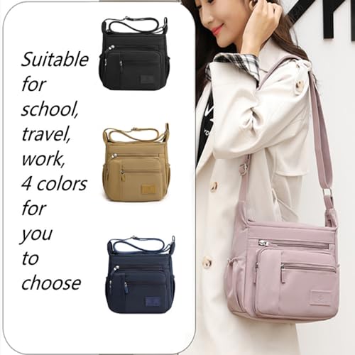 Crossbody Bag Purse for Women, Multiple Pockets Waterproof Shoulder Bag Travel Tote Handbag2