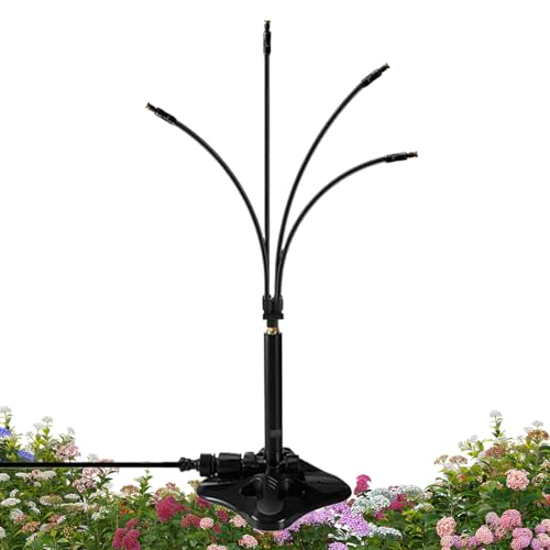 Mistros de Agua para Enfriar al Aire Libre, Misters en pie para el Exterior - Manguera de Niebla de Agua al Aire Libre Reutilizable,Suministros portátiles de Clima cálido, Accesorios para Mascotas en