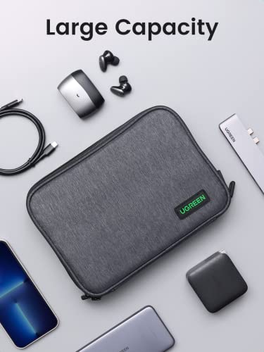 Ugreen Electronic Organizer Travel Cable Organizer Storage Bag For Data Cables, Usb C Charger, Sd Card, Hard Drive, Charging Cord, Mouse, Power Bank, Phone, Power Adapter Plug Electronics Accessories #TOP4