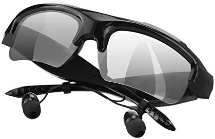 Momoday Sunglasses Digital bluetooth 4.0 Glasses Stereo Headset Headphones with Handsfree Driving Music MP3 Player Answer Phone for Android IOS Smartphones and All Device with Bluetooth (Black)