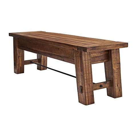 Alaterre Furniture Durango 60" L Wood Entryway/Dining Bench Cover