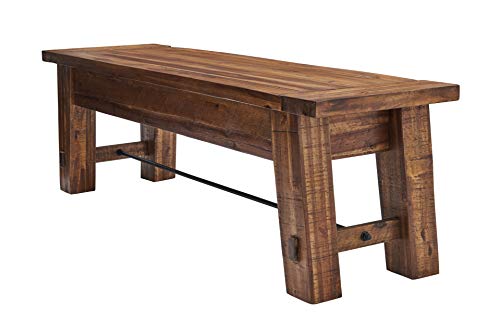 Alaterre Furniture Durango 60" L Wood Entryway/Dining Bench #TOP4