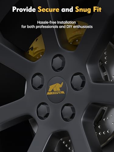Image of MIKKUPPA M14x1.5 Lug Nuts, Replacement for Jeep Wrangler JL Grand Cherokee, Ram 1500 Dodge Charger Chevy Impala Factory Wheel, Black 20PCS One-Piece Design 7 /8 inch Hex Lug Nut Replace OEM 611-330