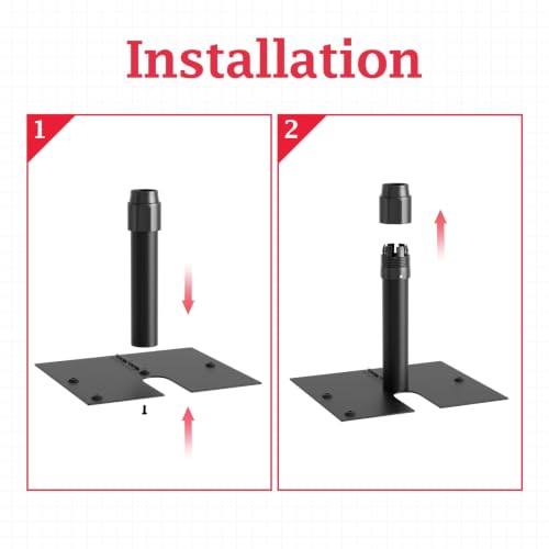Image of EMART Black Base & Pin 14inx16in, 10.3lbs for Pipe and Drape Stand, Backdrop Curtain & Background and Wedding Decor -1Pack