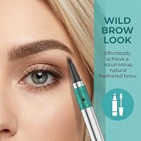YeMoMo Wild Brows 4-Tip Eyebrow Pen, Natural Three-Dimensional Look, Non-Drying Formula, 5 Color Options, 1ml/0.03fl.oz, 3# Dark Brown — image 2