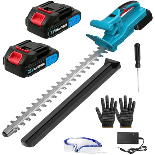 Akku‑Heckenschere für Makita‑Akkus,mit 2 x 2000mAh Akkus und Ladegerät