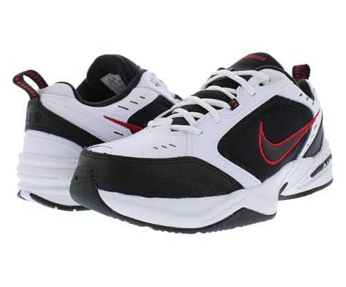 Nike Air Monarch IV Extra Wide Mens Shoes Size 10.5, Color: White/Black-White
