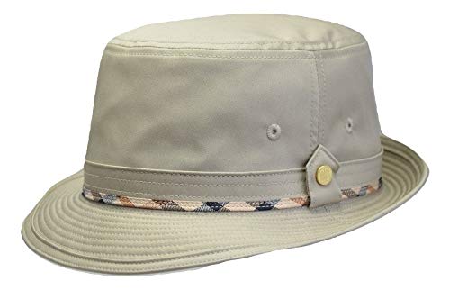 [ダックス] ハット メンズ 日本製 紳士帽子 小さいサイズ 大きいサイズ 撥水 速乾 UV加工 コートクロス アルペンハット オールシーズン D4304 (LL(59.5cm))