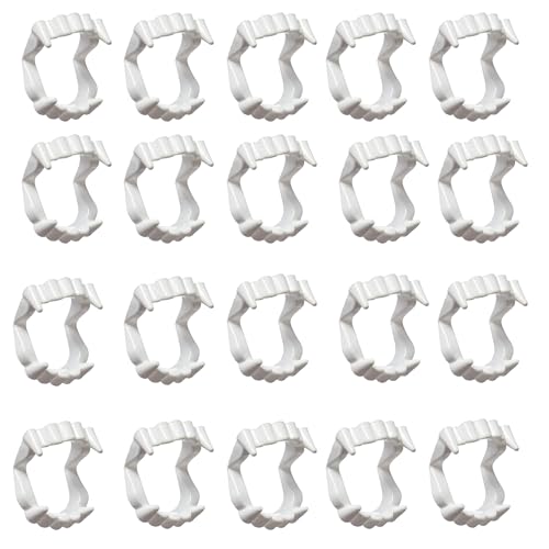 Kaku Fancy Dresses Halloween Vampire Teeth for Kids | Scary Dracula Teeth Halloween Party Accessory, Pack of 20