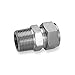 1/2" x 3/4" Compression x MNPT SS Male Connector
