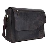 ✅ PREMIUM QUALITÄT ➜ Bei TUSC, unsere fokus und Prinzip: Klasse statt Masse. Diese luxuriöse Tasche wird zu 100% in Handarbeit von hoher Handwerkskunst gefertigt. Schöne Vintage Lederflicken und elegante Textur gibt sie einen Vintage und klassischen Look. Exzellente Qualität rostfreie Reißverschlüsse und Hardware-Zubehör sorgen für vollständige Robustheit für den täglichen Gebrauch. Laptopfach mit Schaumpolsterung zum Schutz Ihres Laptops.