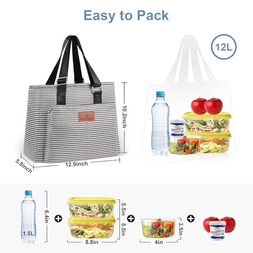 Hshrish LB03 Lunch Bag Lunch Box Women thumb #1