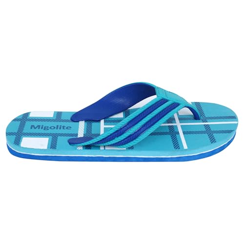 Image of Men's Stylish Checked Flip-Flops | Soft Sole Casual Slippers for Comfort