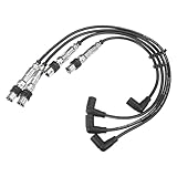 ACROPIX Car Spark Plug Coil Wires Ignition Coil Harness Cable 7mm Fit for VW Beetle Golf Jetta No.06A905409F/06A905409L/06A905409P - Pack of 4