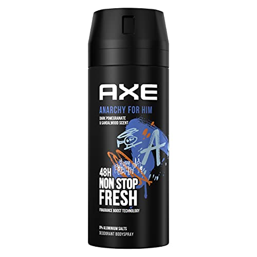 Axe Spray pour bodyspray Anarchy for Him sans sel en aluminium 150 ml