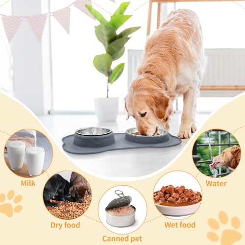 6 Stück Futternapf Katze 16cm Verdickung Katzennäpfe Edelstahl Katzen Futternapf Flach Hund Futternapf Hundenapf Kleine Hunde für Katzen Kleine Hunde