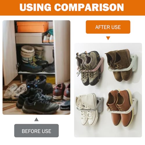 Étagère à chaussures murale plastique RV rangement suspendu pour maison et van aménagé - 5