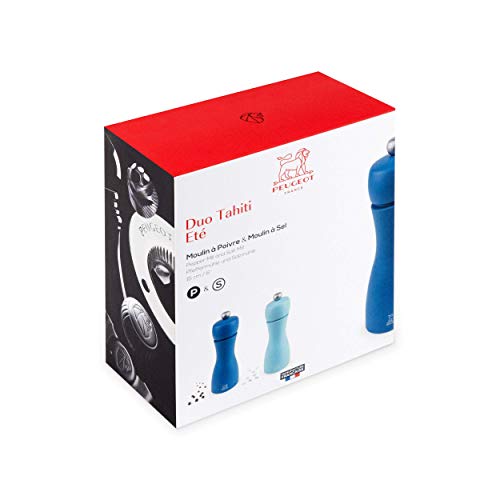 Conjunto de moedores de sal e pimenta Peugeot Tahiti DUO de 15 cm, 2 tons de azul (2/33279) 5 41eJhFm5XRL