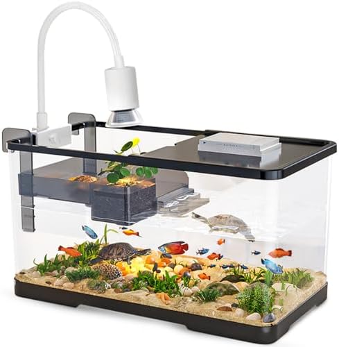 (Tank + Light + Filter + Filter Balls) Turtle Tank Kit, Turtle Ta...