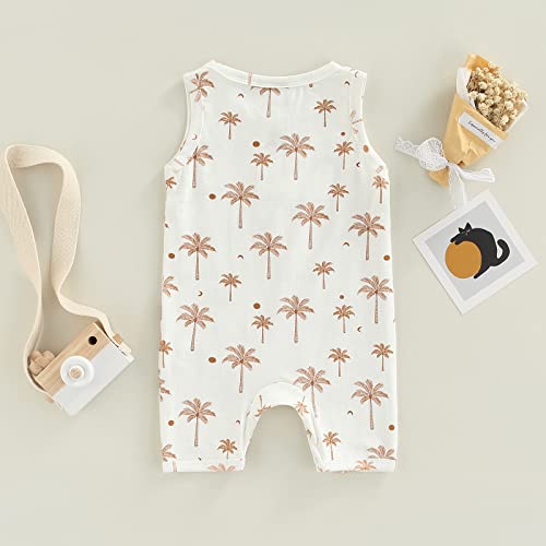 Image of CIYCUIT Newborn Baby Boy Girl Romper Clothes Infant Solid Ribbed Onesie Bodysuit Jumpsuit Outfits