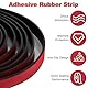 FWEEK Gummistreifen Selbstklebend, 6m×20mm×3mm, Neoprenmatten Gummiplatten, Vollgummi Gummiprofil, Vollgummiprofile für Abdichtung, DIY, Bodenschutz, Stoßdämpfung, Anti-Rutsch