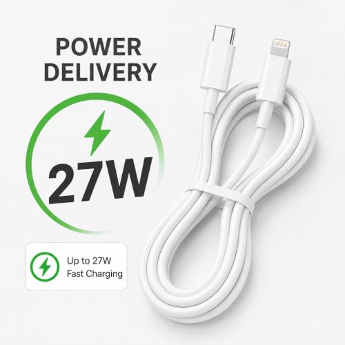 Image of Novobit MFi 27W Lightning Charging Cable Compatible for Apple 1yr Warranty
