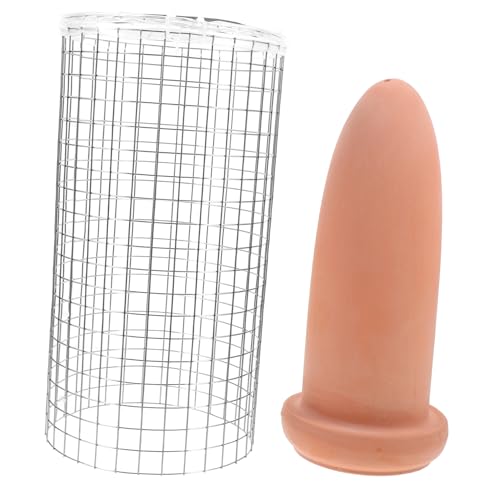 ibasenice 魚飼育バケツ 魚の産卵樽 陶器粘土製 水槽飾り用 エンゼルフィッシュ ディスカス適用 魚の繁殖に 1セット