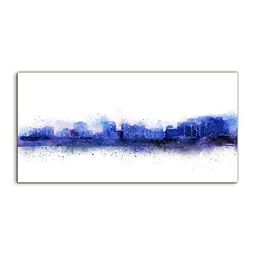 Tableau acrylique salon 120x60 cm Abstraction City décor de chambre