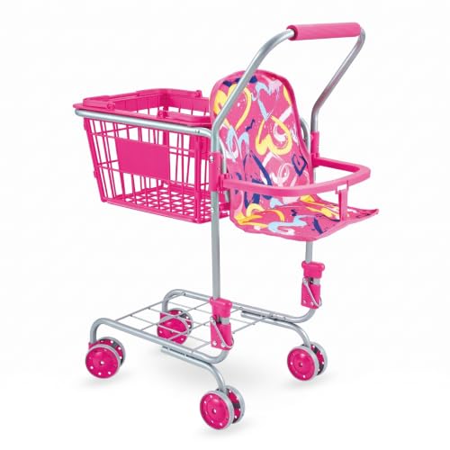 Carrito de compras de juguete plegable para evitar el desorden en casa