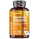 Liposomales Vitamin C - 1000mg Vit C, 100mg Sonnenblumenphospholipide & 30mg Hagebutte - 180 vegane Kapseln - Glutenfrei & Ohne Gentechnik - WeightWorld