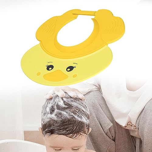 Esquirla Touca de Chá de Bebê em Forma de Chapéu Unissex Infantil Touca de Banho com Viseira Portáti