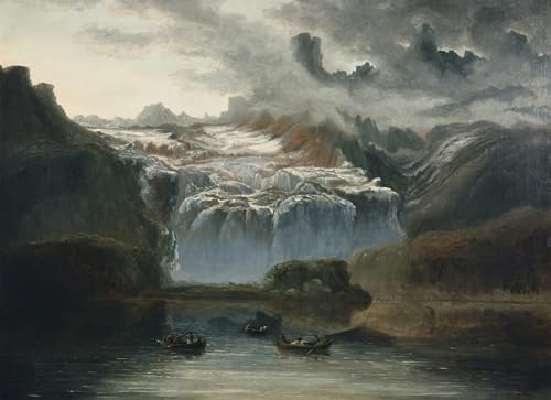 Affiche Impression Impression d'art Art Tableau Glacier de Jostedals Peder Balke Toile